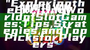 "Exploring the Exciting World of Slot Games: Tips, Strategies, and Top Picks for Players"